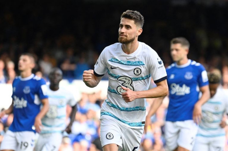 Everton 0-1 Chelsea: Penalti Jorginho Jadi Pembeda
