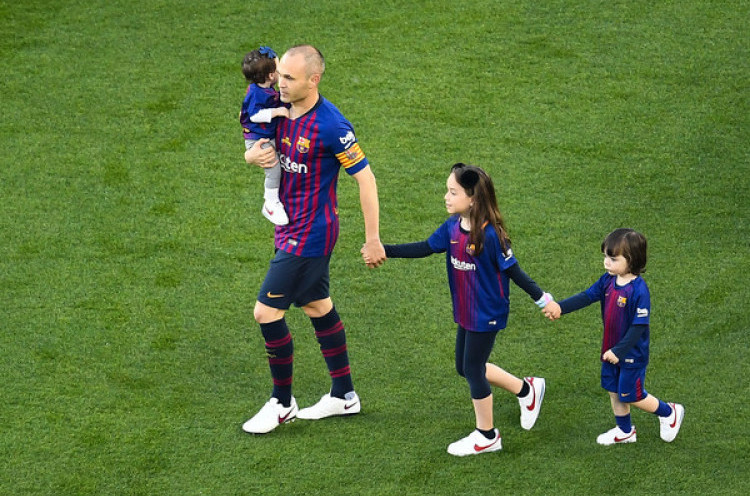 Pesan Haru Andres Iniesta untuk Barcelona