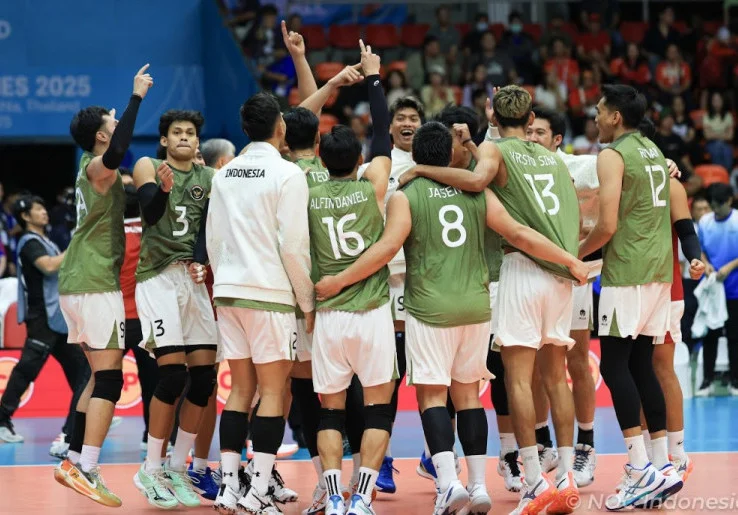 SEA Games 2025: Medali Emas dalam Jangkauan, Timnas Voli Putra Indonesia Melaju ke Final