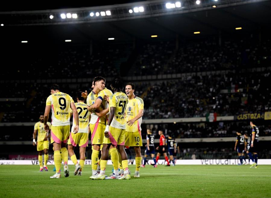 Hasil Serie A: Juventus Menang Telak 3-0 di Markas Hellas Verona