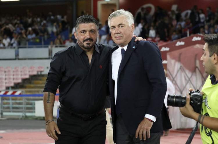 Gennaro Gattuso Calon Kuat Pengganti Carlo Ancelotti di Napoli