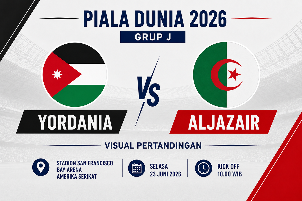 Prediksi dan Statistik Yordania vs Aljazair: Misi Menjaga Asa ke Fase Gugur