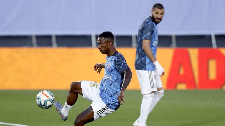 Zinedine Zidane Tegaskan Karim Benzema dan Vinicius Junior Sudah Berdamai