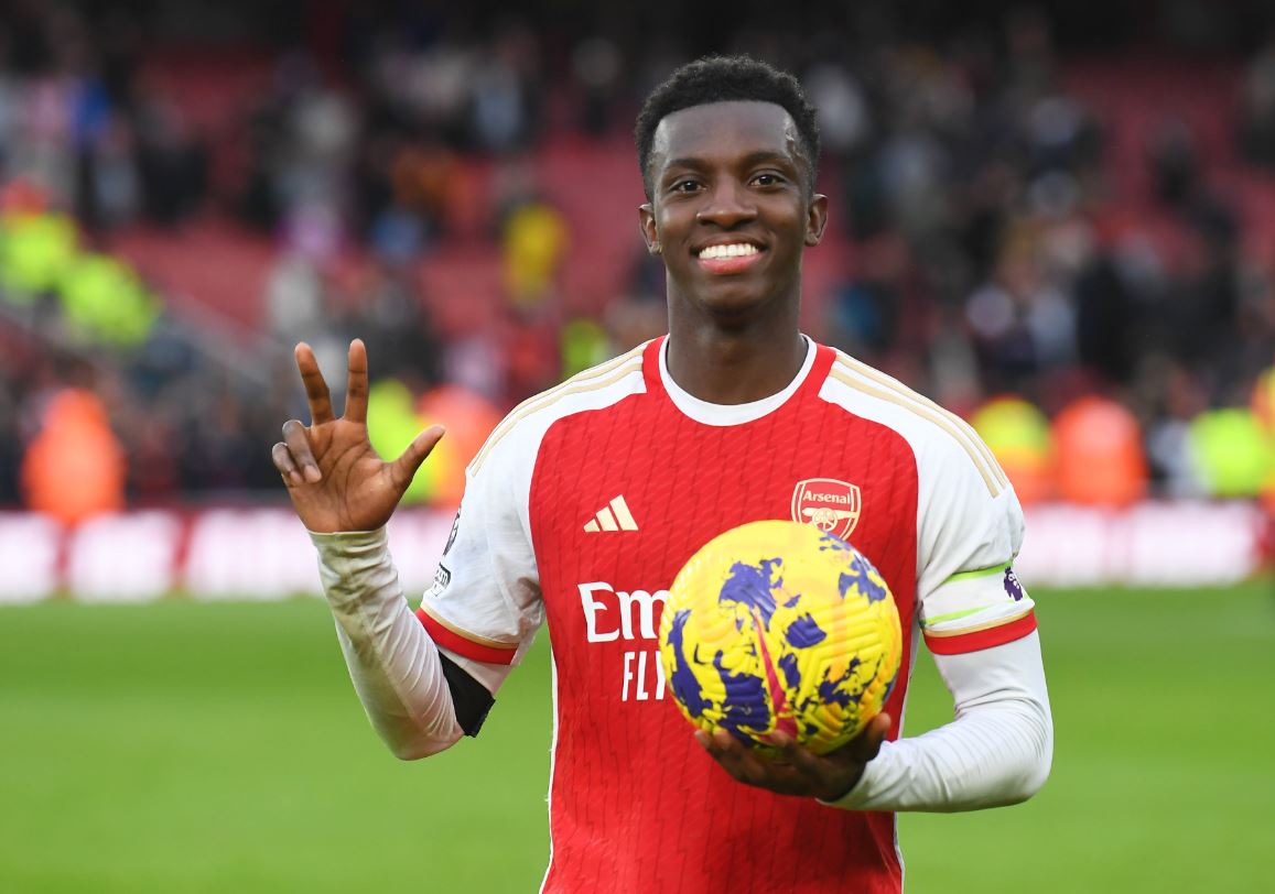 Hat-trick Pertama di Premier League, Eddie Nketiah Jawab Kepercayaan Mikel Arteta