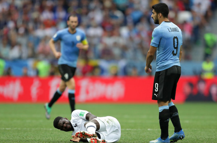 Piala Dunia 2018: Raphael Varane Ungkap Kondisi Cedera Samuel Umtiti