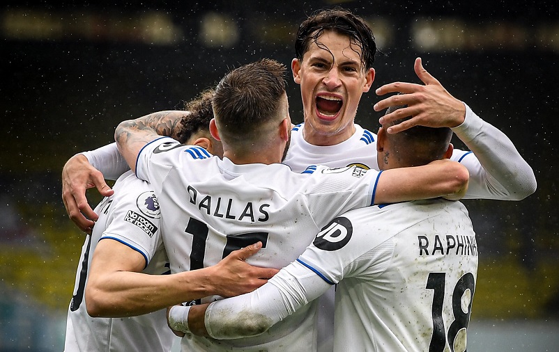 Catat Sejarah, Leeds Bendung Tottenham ke 4 Besar