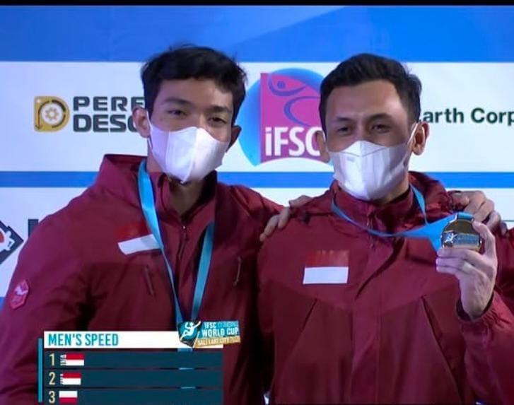 Atlet Panjat Tebing Indonesia Pecahkan Rekor Dunia