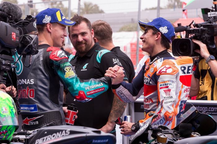 Fabio Quartararo Tiru Cara Latihan Marc Marquez