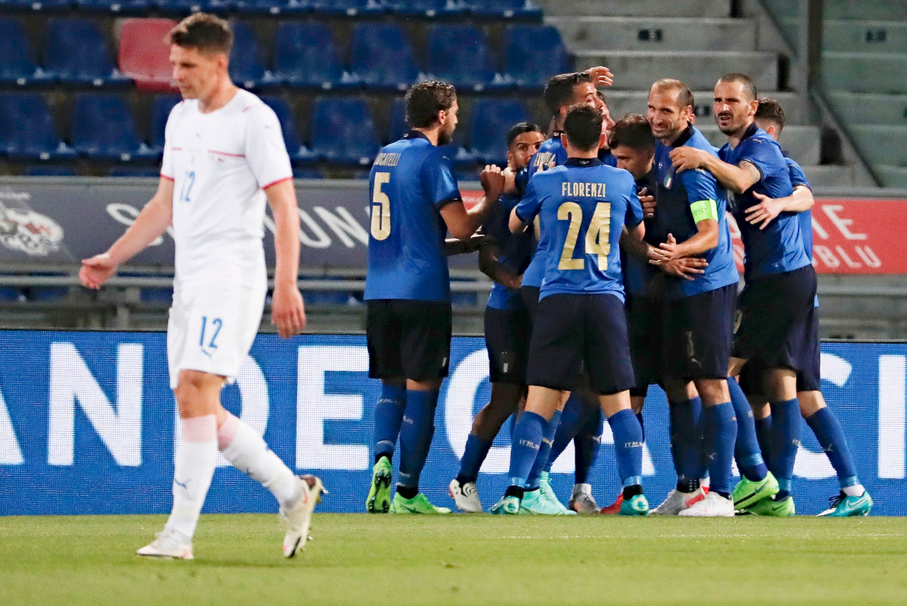 Hasil Laga Uji Coba Internasional: Italia Pesta Gol, Portugal Imbangi Spanyol