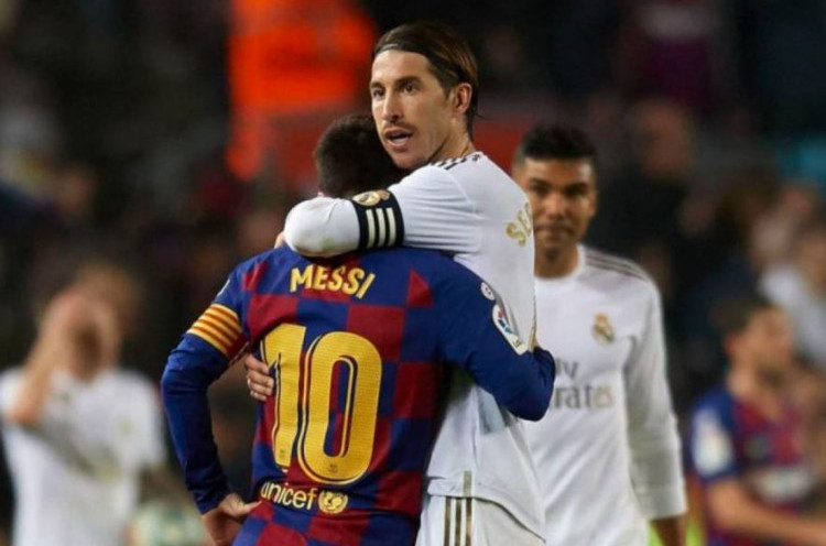 Panaskan Tensi Clasico, Ramos Sindir Eksistensi Lionel Messi di Barcelona