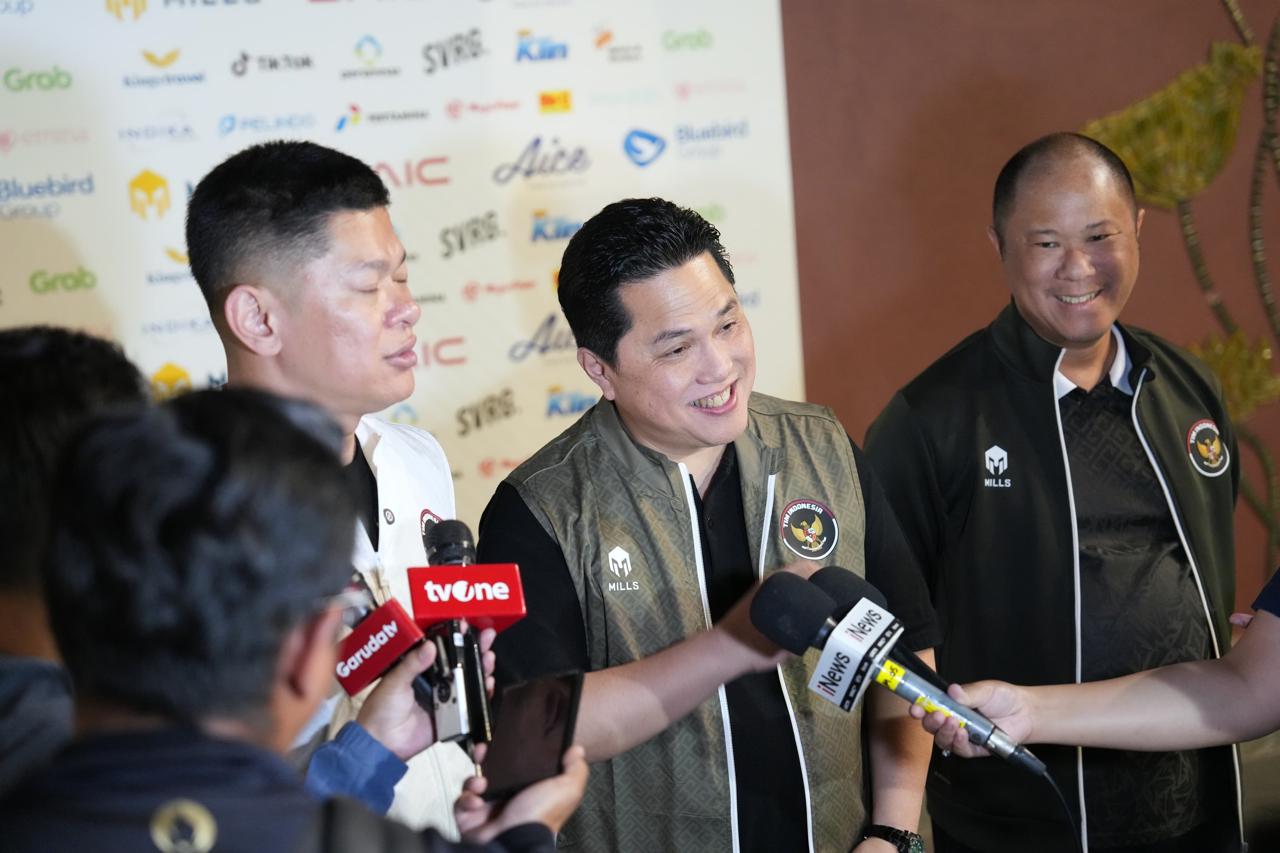 Tim Indonesia on The Track di SEA Games 2025, Menpora Erick Thohir Minta Atlet Fokus sampai Hari Terakhir