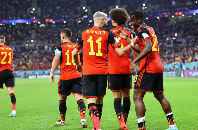 Hasil dan Klasemen Grup E-F Piala Dunia 2022: Start Mulus Timnas Belgia