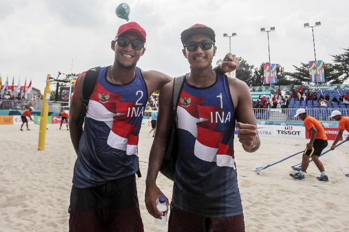 SEA Games 2019: Kalahkan Thailand 2-0, Voli Pantai Putra Indonesia Sabet Emas