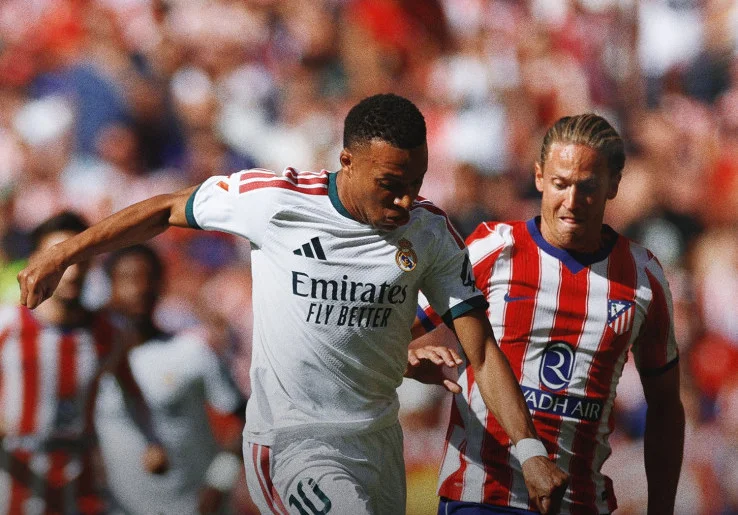 Hasil Atletico Madrid vs Real Madrid: Dean Huijsen Kartu Merah, Los Blancos Tumbang 2-1