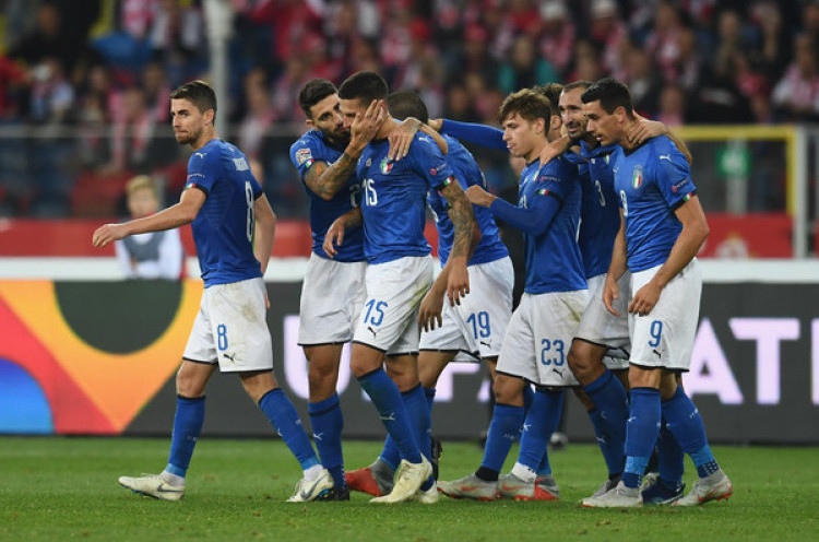 Hasil Pertandingan UEFA Nations League: Italia Menang Dramatis