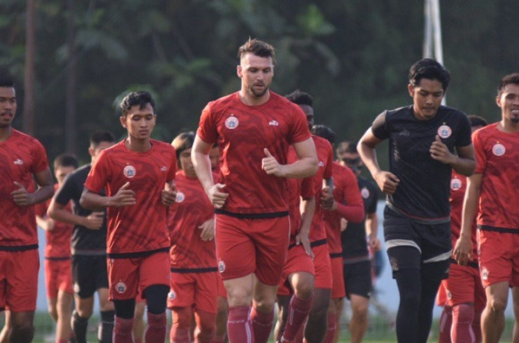 Persija Jakarta Mulai Berlatih untuk Sambut Laga Kontra Persebaya, Dua Pemain Absen