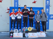 Tim Panjat Tebing Indonesia Raih 5 Medali di Kejuaraan IFSC Madrid 4 Speed, Termasuk 3 Emas