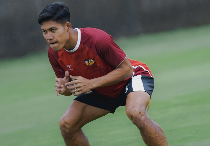 Atmosfer Positif Warnai Latihan Perdana Edo Febriansah dan Wahyu Prast Bersama Dewa United Banten FC