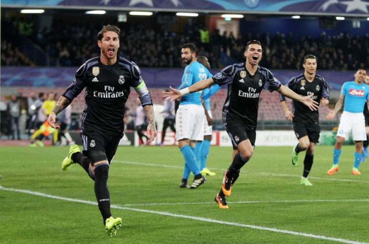 Sergio Ramos Bantu Real Madrid Menang Atas Napoli