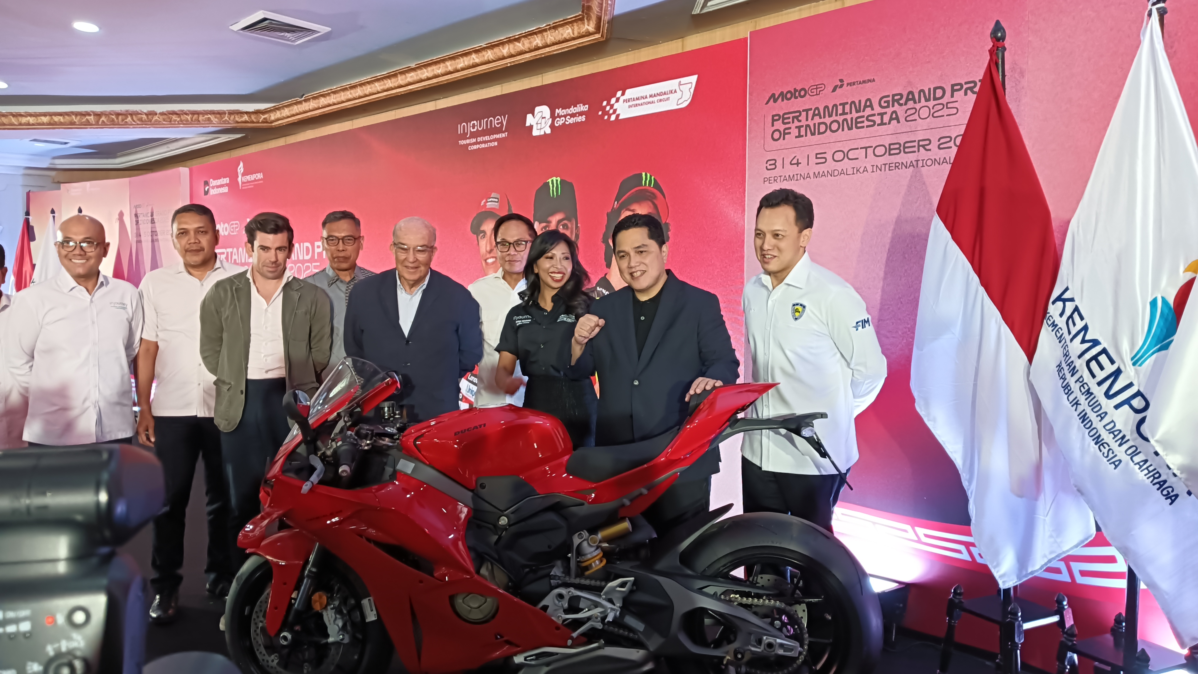 MotoGP Indonesia 2025 Siap Digelar di Sirkuit Mandalika, 2 Kategori Tiket Sudah Sold Out