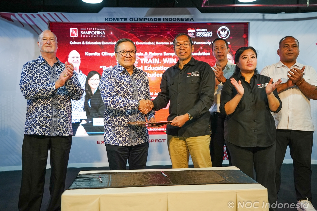 Perkuat Program Student-Athlete, NOC Indonesia Gandeng Putera Sampoerna Foundation