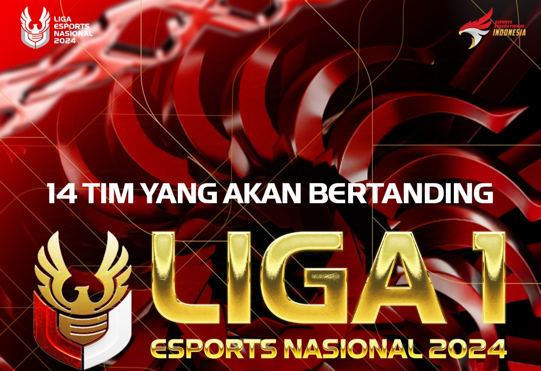 14 Tim Terbaik Bertarung Rebut Tahta Juara Liga 1 Esports Nasional 2024