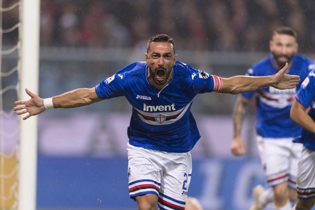 Lalui Ronaldo, Quagliarella Juga Samai Rekor Batistuta dan Lewati Rekor Gol Vieri