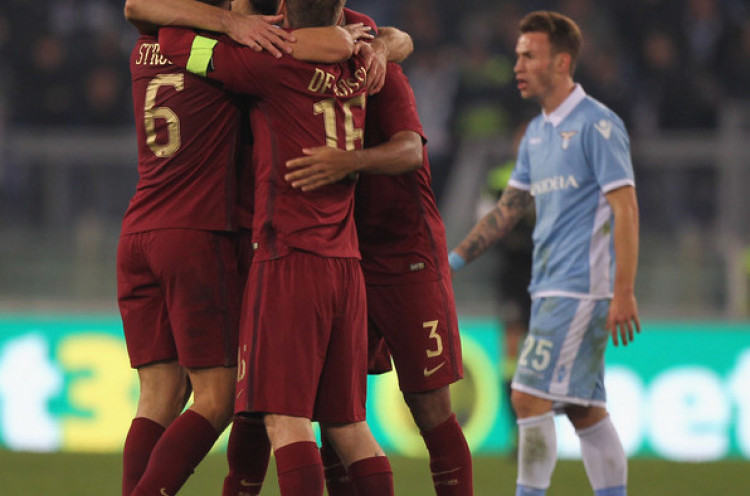 AS Roma Taklukan Lazio Dalam Derby della Capitale
