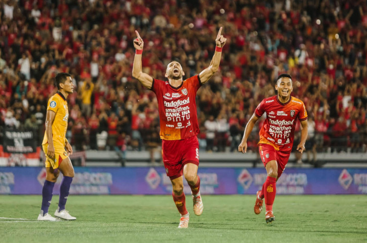 Hasil Liga 1 2022/2023: Hajar Persik Kediri 4-0, Bali United Ramaikan Persaingan Papan Atas