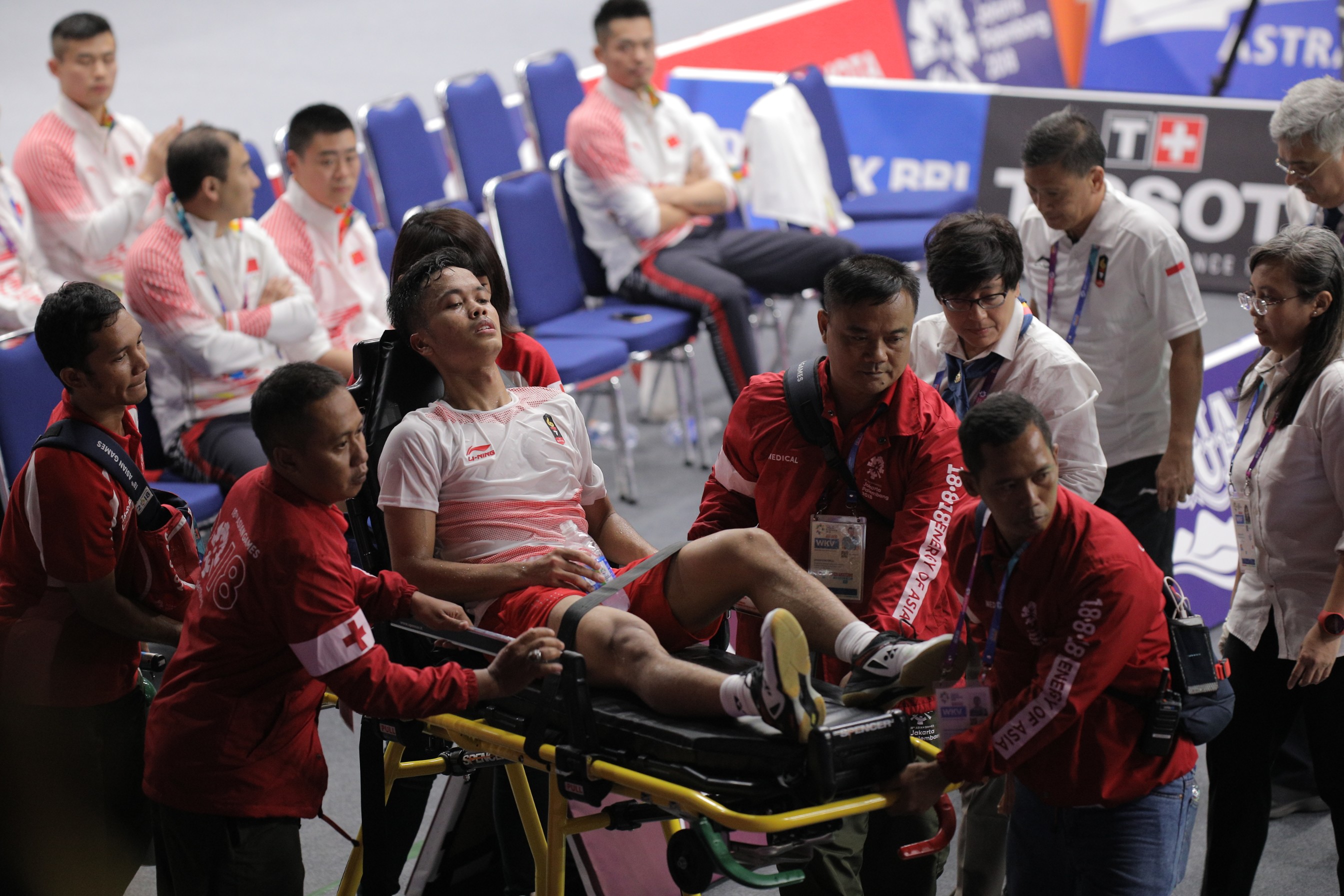 Cedera, Anthony Sinisuka Ginting Kalah Terhormat pada Final Asian Games 2018