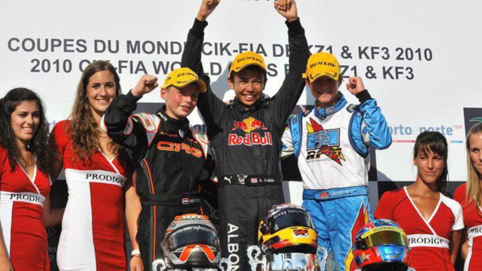 Albon Naik Podium Pertama, Verstappen Kedua Saat Balapan Karting Tahun 2010