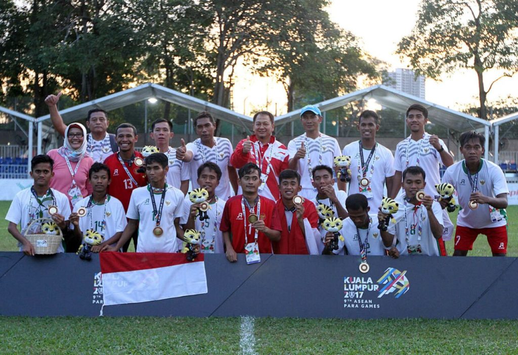 Sepak Bola Dicoret, Indonesia Kehilangan Peluang Rebut Medali Emas Asian Para Games 2018