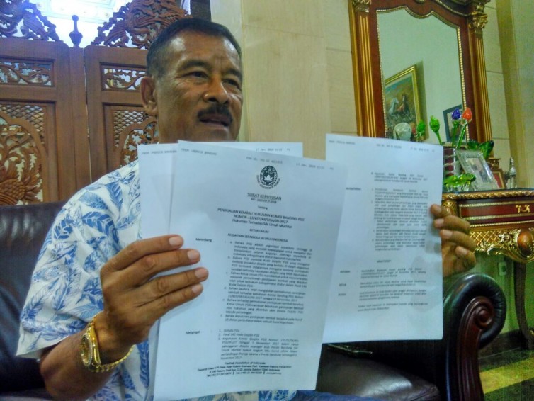 Komisaris Persib Umuh Muchtar Meminta Kisruh Internal PT LIB Tidak Menjalar ke PSSI