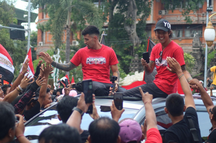 Mengintip Kemeriahan Pawai Juara Bali United
