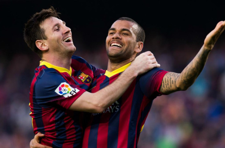 Dani Alves Ungkap 'Kelemahan' Lionel Messi