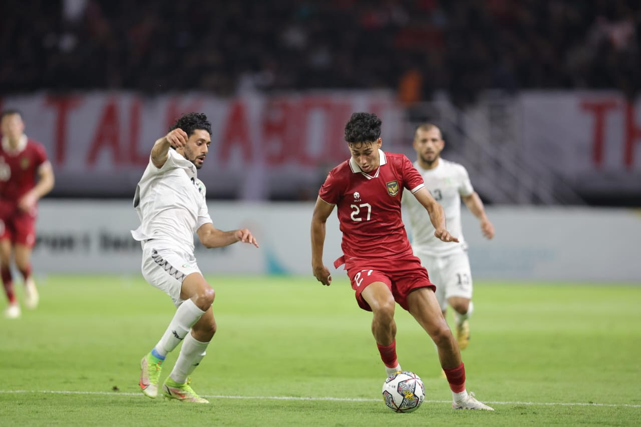 Rafael Struick dan Ivar Jenner Debut, Duel Timnas Indonesia Kontra Palestina Tanpa Pemenang