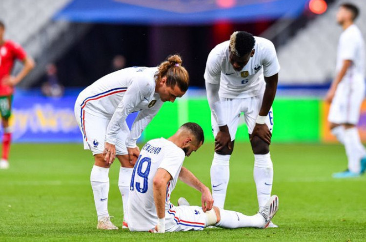 Cedera, Karim Benzema Diragukan Tampil di Piala Eropa 2020
