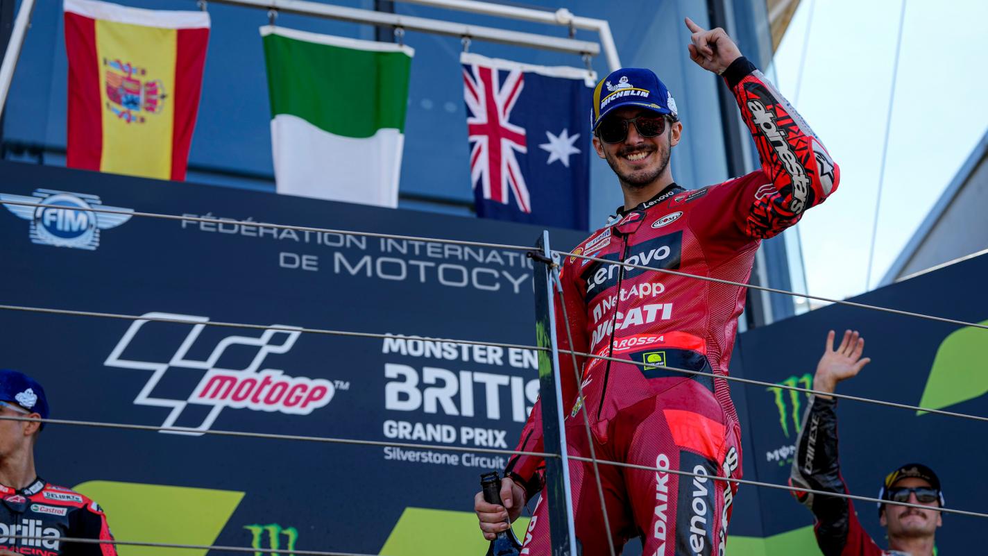 Menang di Inggris, Bagnaia Kena Tsunami Pujian
