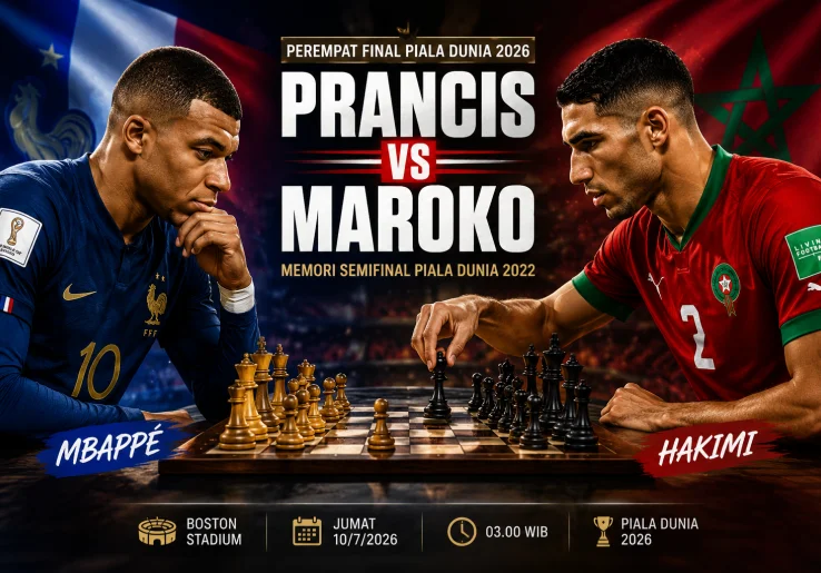 Piala Dunia 2026: Daftar Tempat Nobar Gratis Prancis vs Maroko di Jakarta