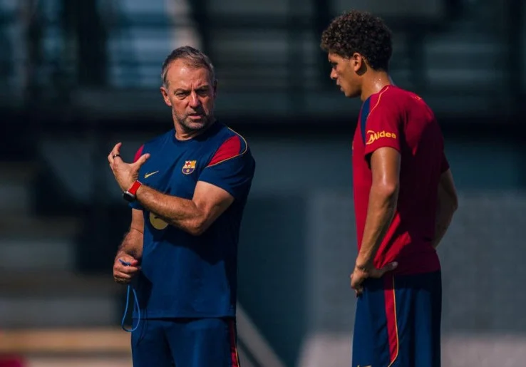 Barcelona Krisis Penyerang Tengah, Saatnya Hamza Abdelkarim Bersinar?