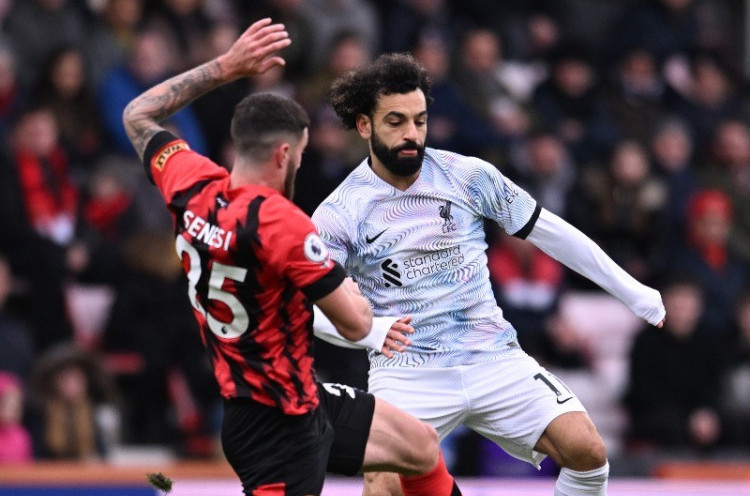 Bournemouth 1-0 Liverpool: Penalti Mohamed Salah Gagal, Catatan Positif The Reds Terputus