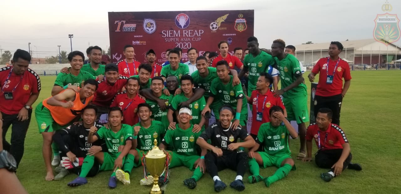Kalahkan Klub Malaysia 2-1, Bhayangkara FC Juara Turnamen di Kamboja