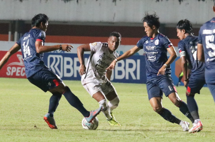 Tren Menang Terhenti, Bali United Akui Pertahanan Arema FC