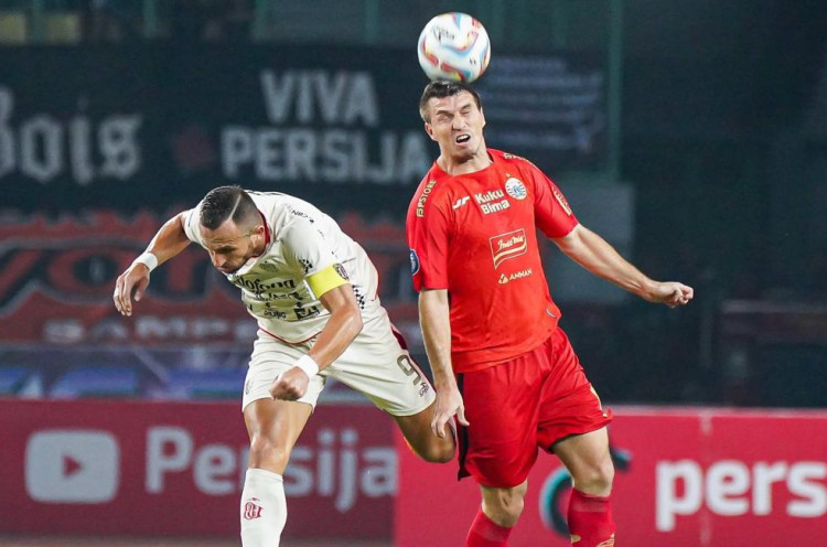 Hasil Liga 1: Bali United Tahan Imbang Persija dengan 10 Pemain
