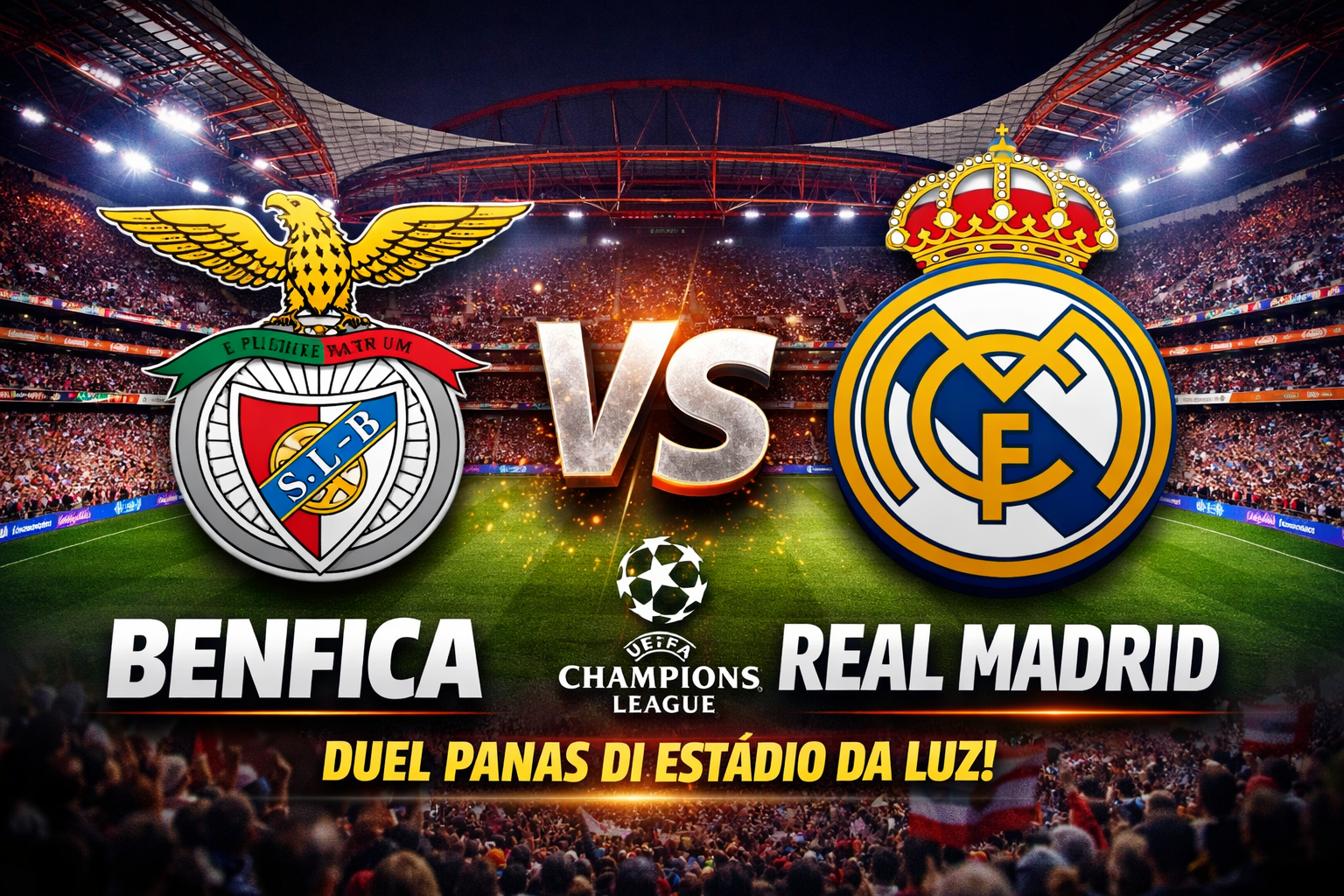 Superkomputer Prediksi Hasil Benfica vs Real Madrid: Los Blancos Akan Balas Dendam