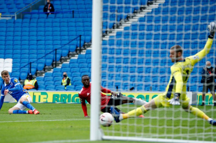 Brighton 2-3 Man United: Mistar Gawang Selamatkan Red Devils, Trossard Samai Catatan Cristiano Ronaldo