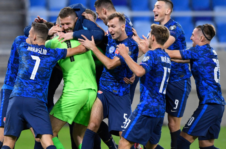 Profil Timnas Slovakia di Piala Eropa 2020: Potensi Jadi Kuda Hitam