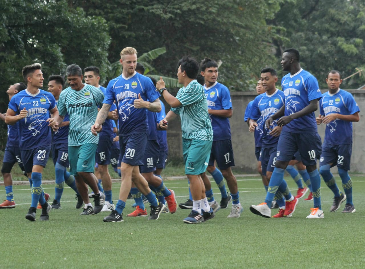 Kebugaran Persib Bandung Tak Melorot untuk Hadapi Kalteng Putra