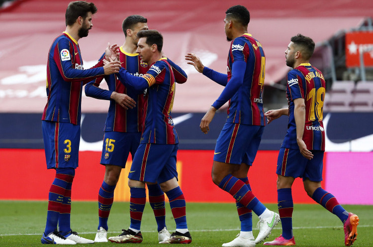 Rangkaian Pesan Perpisahan Pemain Barcelona untuk Lionel Messi