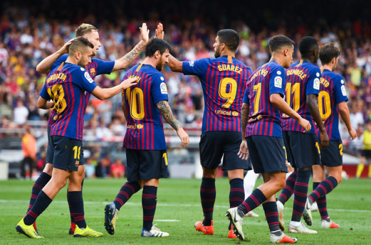 Barcelona 8-2 SD Huesca, Messi dan Suarez Menggila